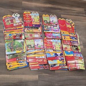 90s 00s McDonalds Happy Meal Box New Old Stock‎ Disney Spongebob Shrek Lot 150